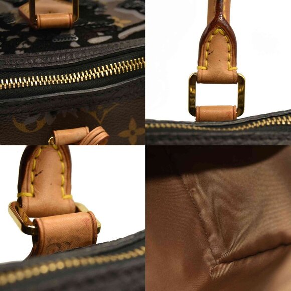 Louis Vuitton Monogram Fleur De Jais Black Sequins Speedy 30 - Picture 11 of 16